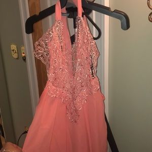 Cute Lace Halter Dress